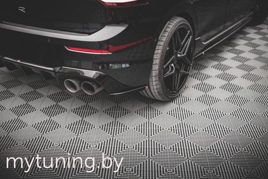 Сплиттеры бампера заднего боковые V.2 для VOLKSWAGEN Golf VIII R (20-...)