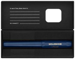 Перьевая ручка Moleskine Kaweco синяя с пером M (KAWFOUNTPENMBLUE) 3