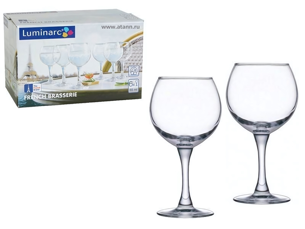 FRENCH BRASSERIE Набор рюмок 6шт 65мл