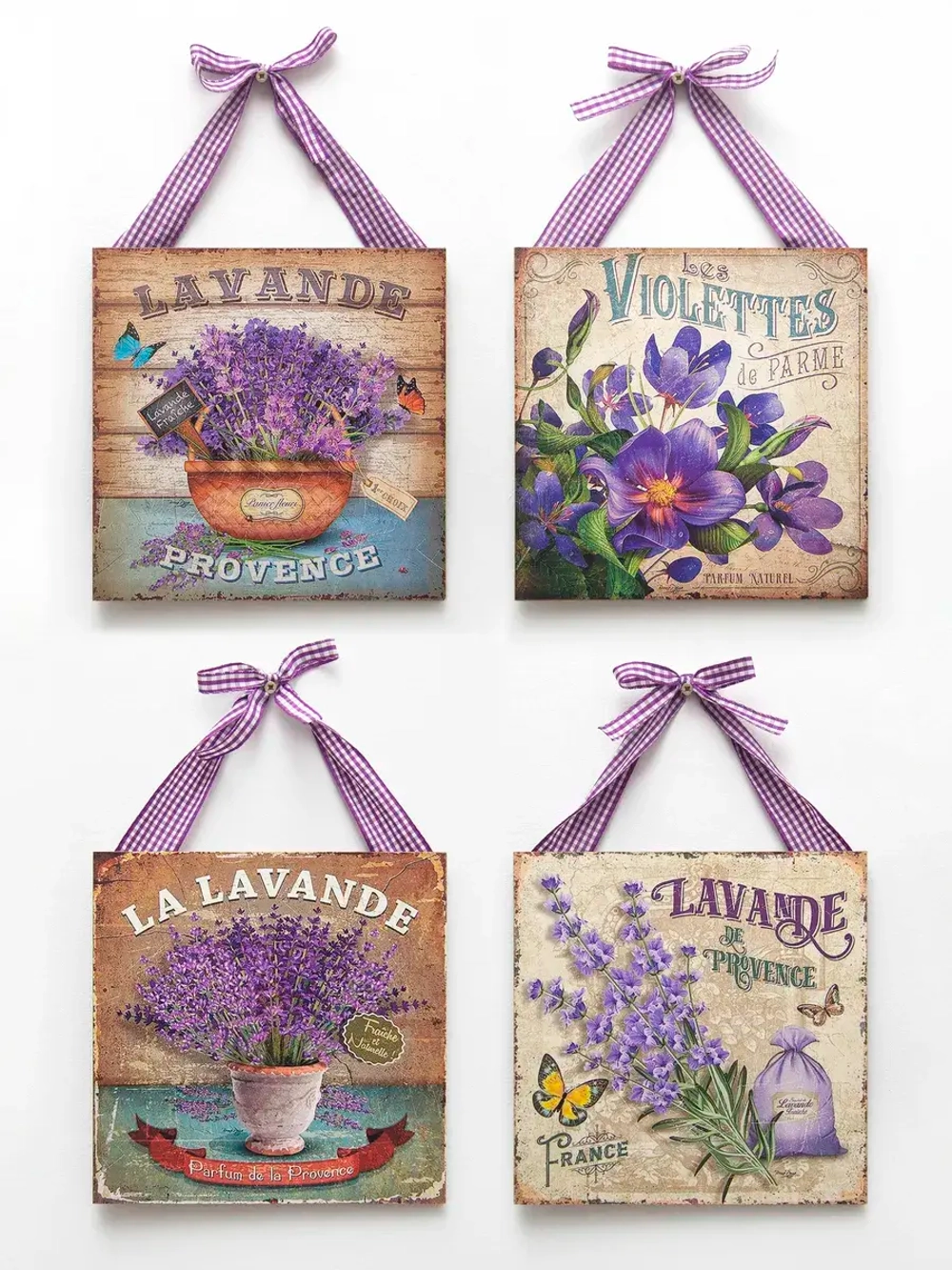 Панно на стену для интерьера 4 шт