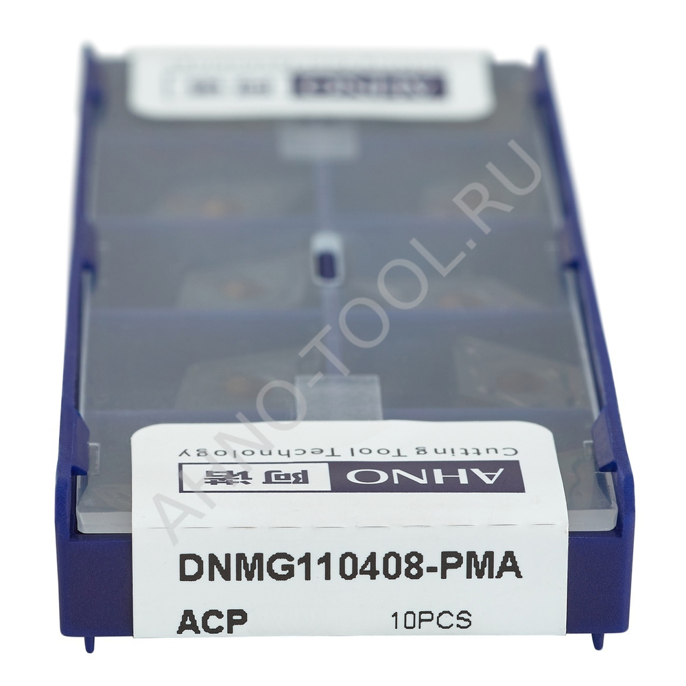 Пластина твердосплавная ISO DNMG110408-PMA ACP10E AHNO по стали, чистовая