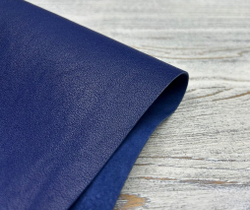 Фактура кожи козы Poncho Lux Royal Blue