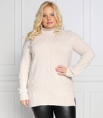 свитер album plus size Persona by Marina Rinaldi - бежевый(1364062)