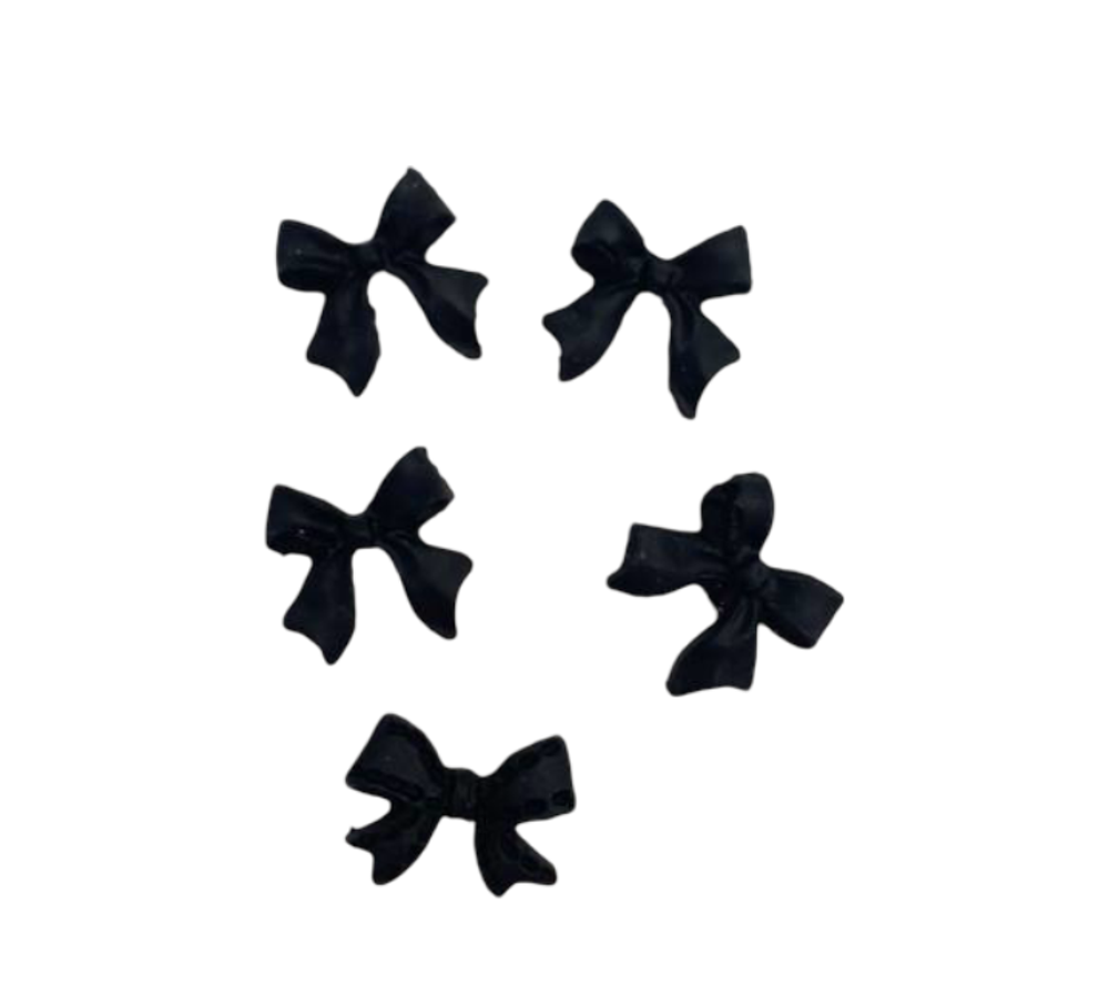 Набор фигурок бантики черные