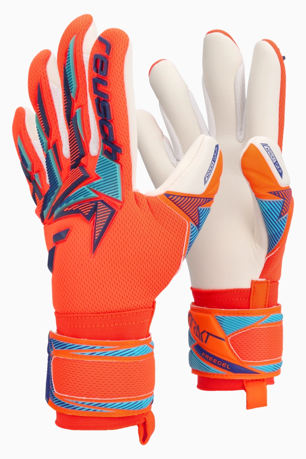 Вратарские перчатки Reusch Attrakt Freegel Advance Junior - оранжевый