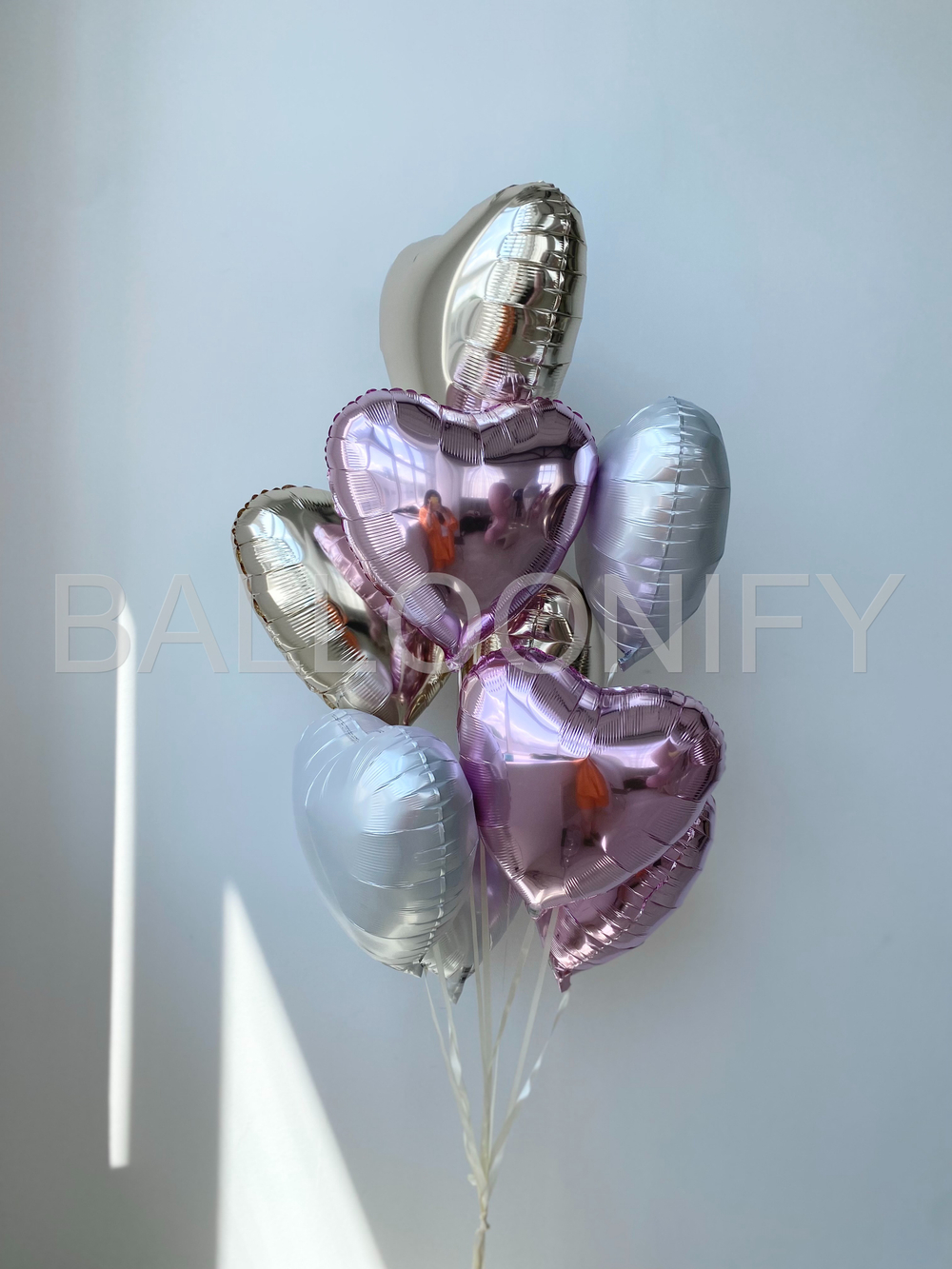 Фонтан шаров "Блеск и нежность"