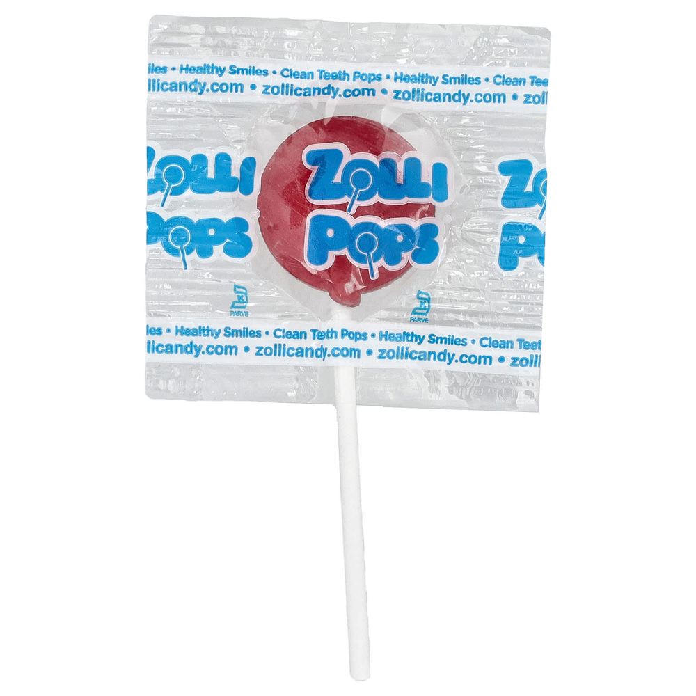 Zollipops, The Clean Teeth Pops, малина, 3,1 унции