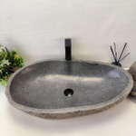 Раковина из речного камня RS-63528 (78*45*15) 0125