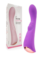 Фиолетовый вибратор для G-стимуляции - 19,1 см. (Цвет: фиолетовый)