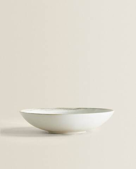 ZARA HOME КЕРАМИЧЕСКАЯ СУПОВАЯ ТАРЕЛКА