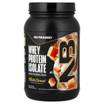 NutraBio, изолят сывороточного протеина, со вкусом ванили и карамелью, 907 г (2 фунта)