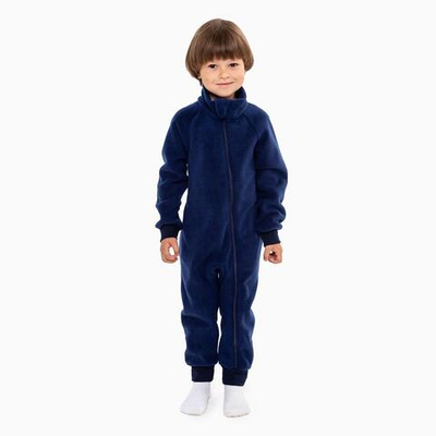Комбинезон флис для мальчиков А.965, т.синий, р. 98-104см (30) 7772754