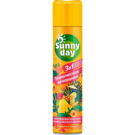 Sunny Day 300 мл освежитель воздуха Тропическая вечеринка