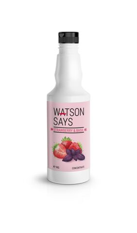 Основа для напитков WATSON SAYS Клубника-Базилик, 1 кг