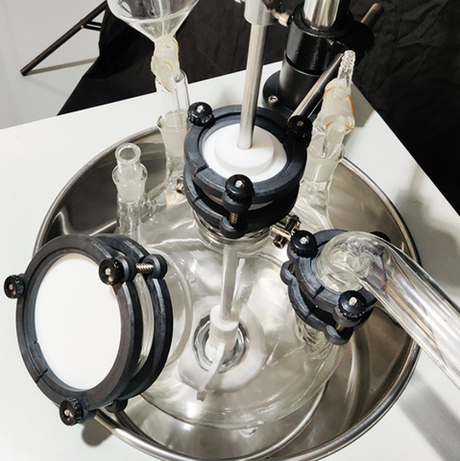 Реактор однослойный лабораторный химический, F-50л