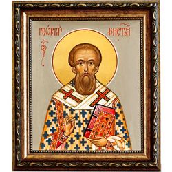 Георгий I Константинопольский патриарх, святитель. Икона на холсте.