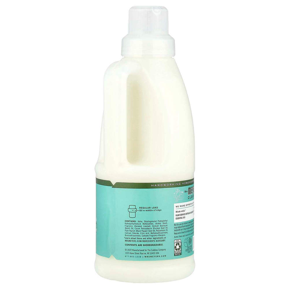 Mrs. Meyers Clean Day, кондиционер для белья, с ароматом базилика, 946 мл (32 жидк. унции)
