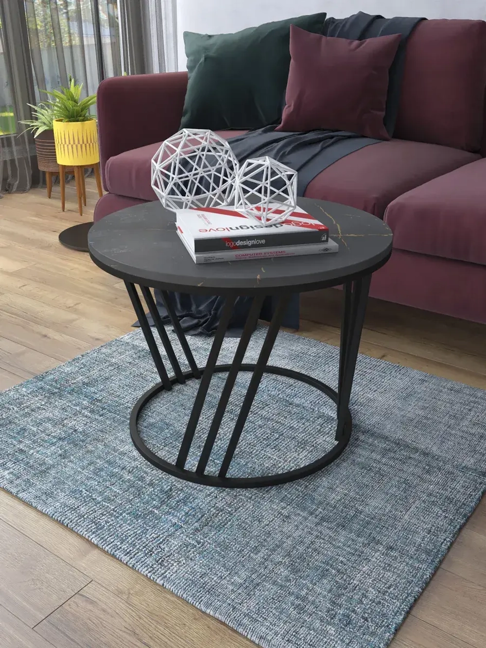 Журнальный стол Адидас - ЧЗЧ - МДФ в ПВХ