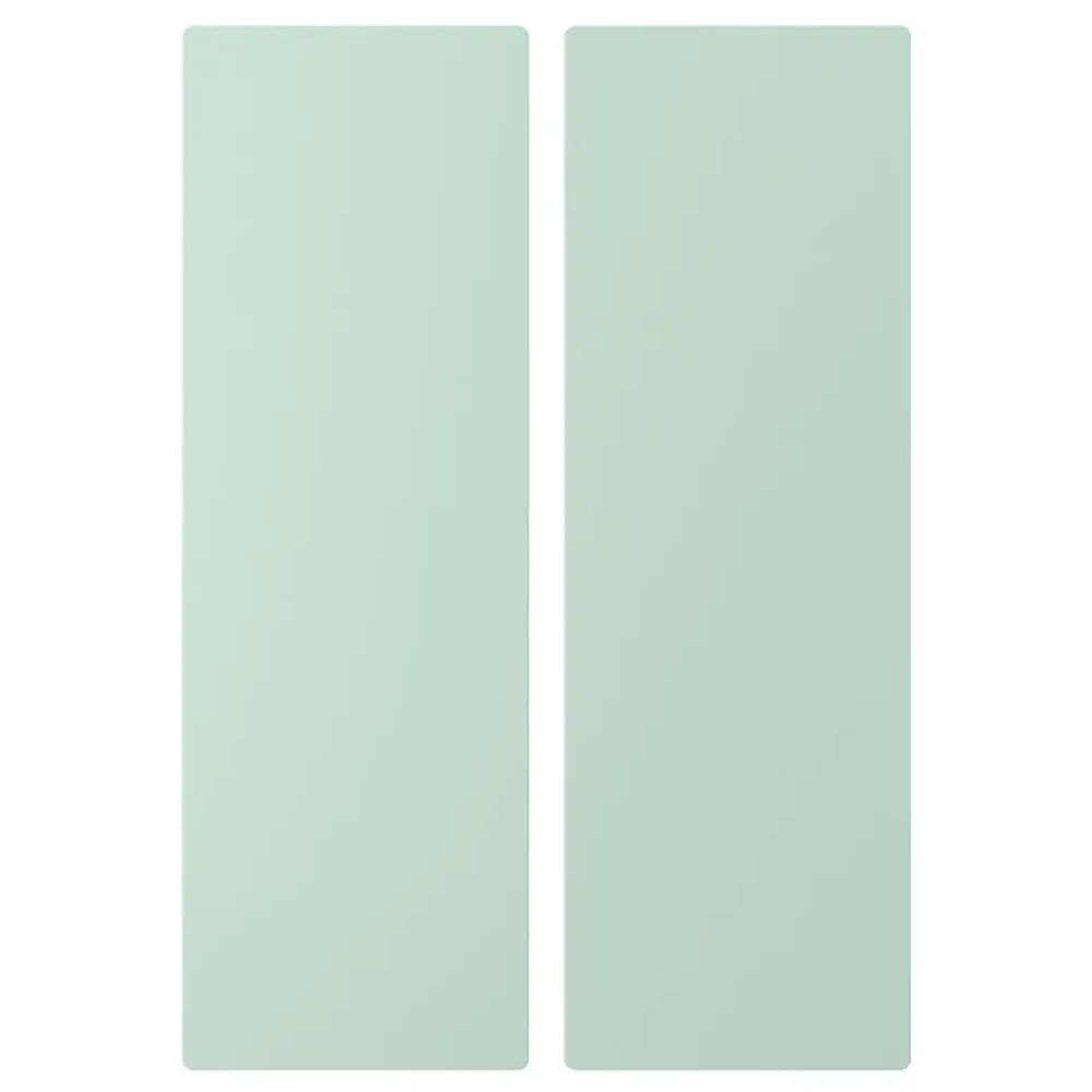 Дверь- SMÅSTAD ИКЕА/СМОСТАД ИКЕА, светло-зеленый, 30х90 см