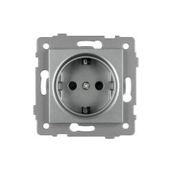 Механизм электрической розетки SCT-MEU1-PL-GR-V (250V, 16A) (Arlight, -) 049816