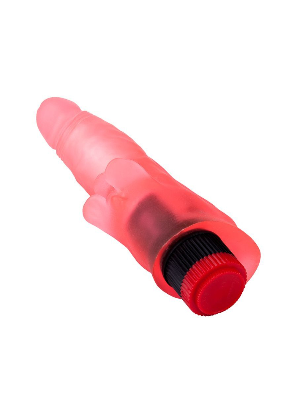 Двойной анально-вагинальный вибромассажёр с лепестками - 17 см. (Цвет: розовый)