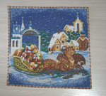 Набор декоративных гобеленовых салфеток Традиции 6шт 25х25 см