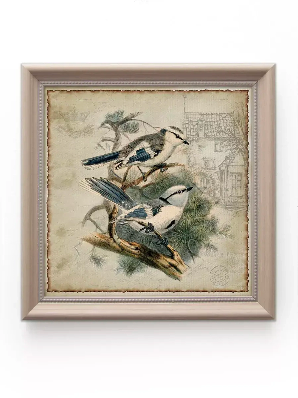 Картина на стену интерьерная на холсте 23х23см