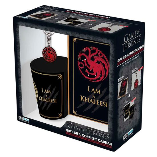 Набор подарочный Game Of Thrones Targaryen Кружка 250мл+Брелок+Блокнот ABYPCK165 (10013160/201124/5201389/7, Китай)