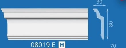 Потолочный плинтус экструзионный 2м
