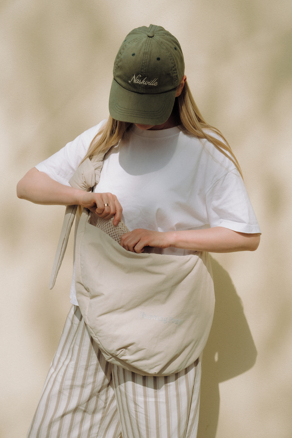 Сумка-слинг "Пони-Кенгурони" Бежевая