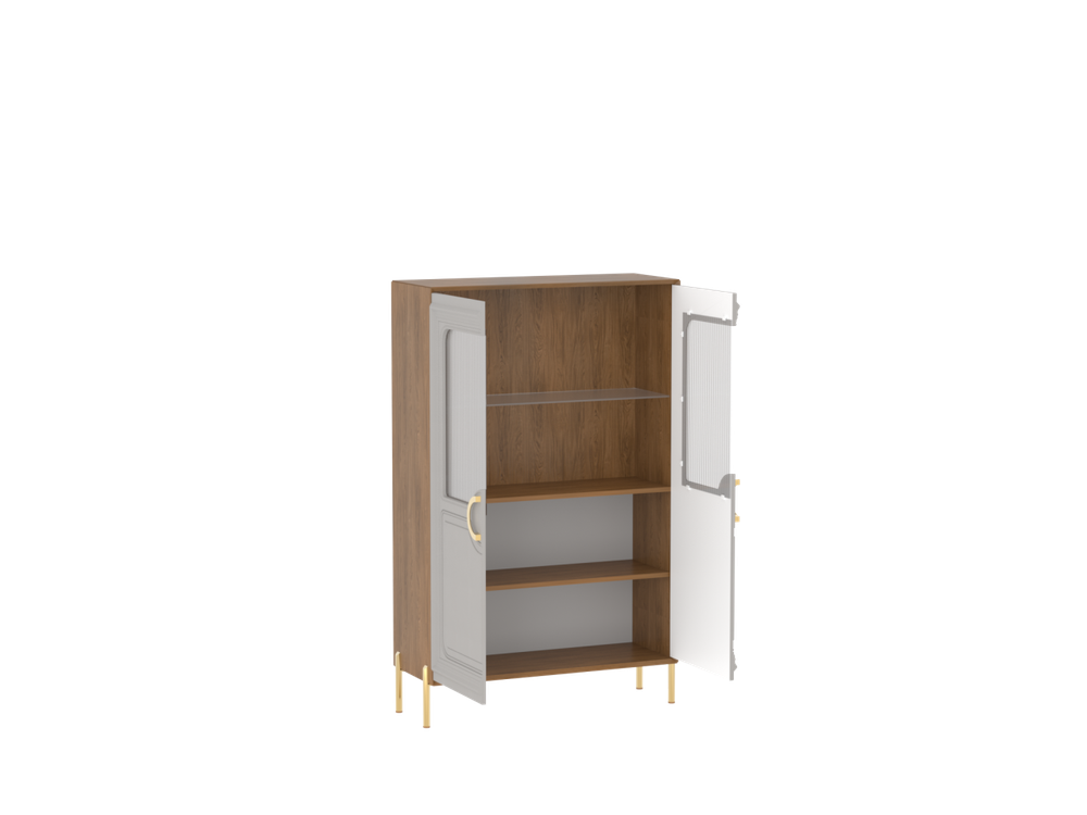 Пенал низкий со стеклом "Палермо"