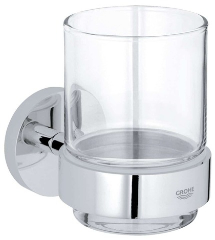 Стакан GROHE Essentials с держателем 40447001