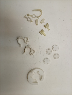 WHB1038 кт29 Пластиковый крепеж, заглушки для стиральной машины Hansa б/у