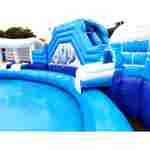 Надувной наземный аквапарк «Морское царство» 23*23*6 м