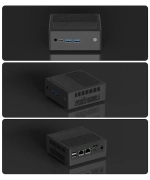 Мини-ПК TexHoo Intel N100 двухдиапазонный WiFi5 BT4.2 HDMI DP, 2хLAN, 8G DDR4 512G NVMe