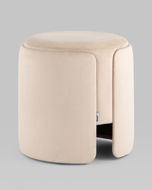 Пуф Taks велюр молочный