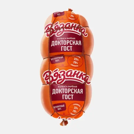 Колбаса Вязанка Докторская вареная 400г