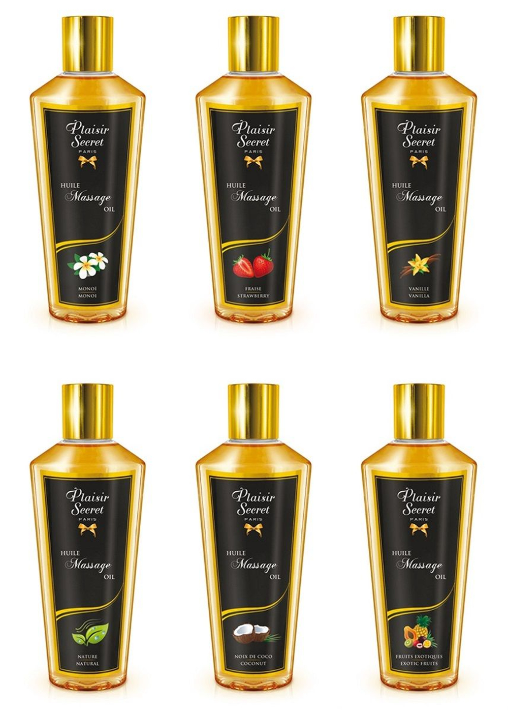 Набор массажных масел с различными ароматами
