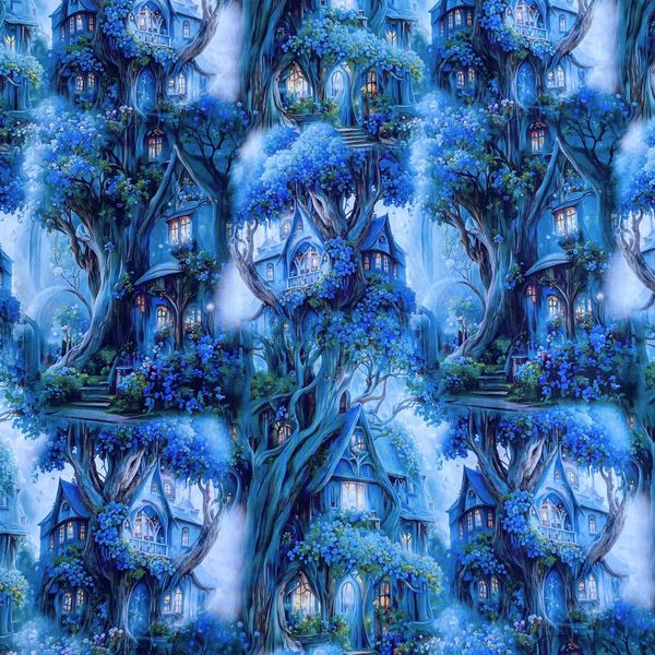 ПРЕДЗАКАЗ, ДОМИК ФЭНТЕЗИ, 100% хлопок Handmade Fabrics 5