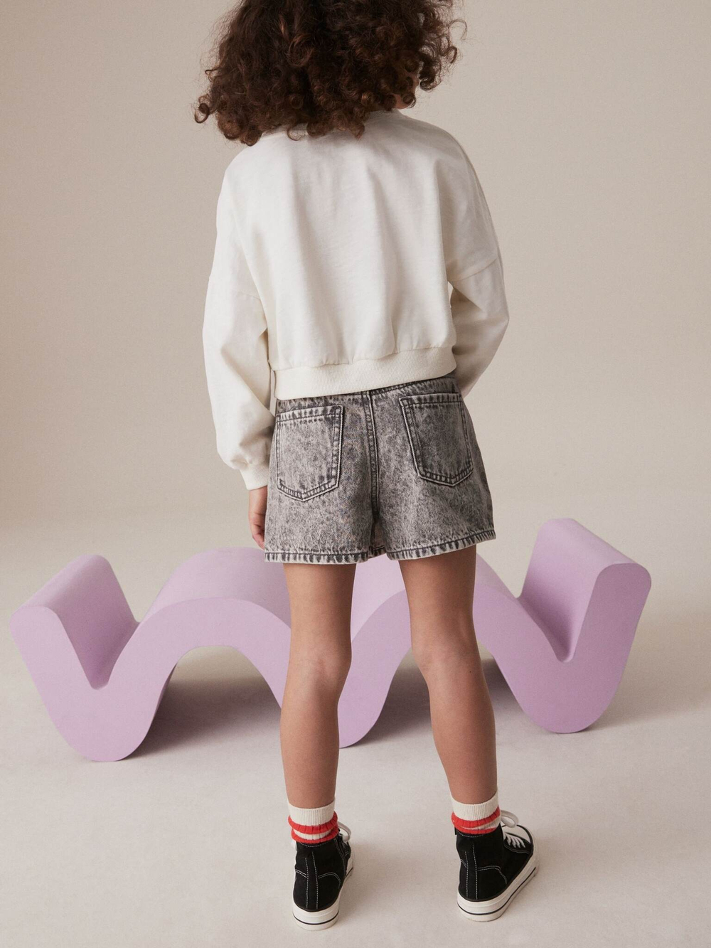 Толстовка для девочки Next K88-348, Молочный