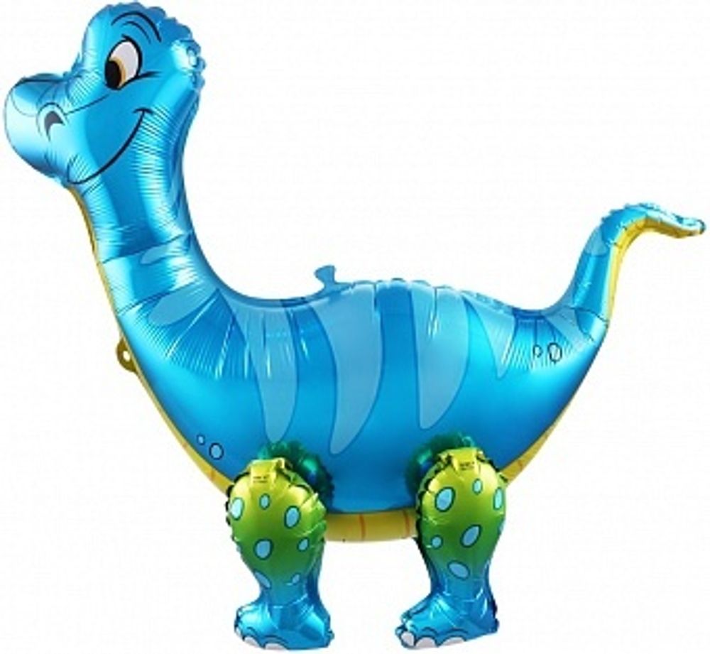 К Ходячая Фигура Динозавр Брахиозавр Синий (25&#39;&#39;/64 см)
