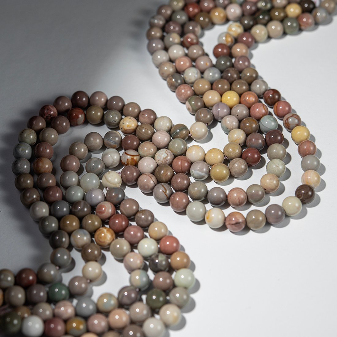 Алашаньский агат натуральный, бусины в форме шара 8,4мм