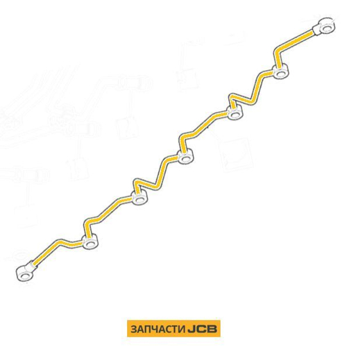 Топливная трубка JCB 02/801910