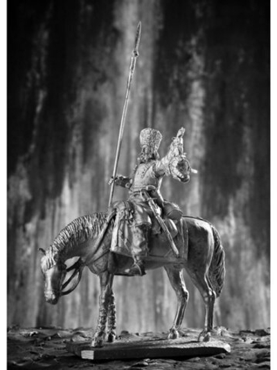 Оловянный солдатик Конный казак с пикой