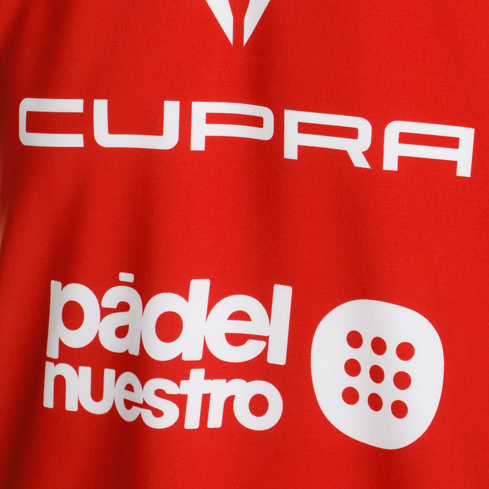 Мужское теннисное поло Bullpadel Odeon Tello T-Shirt Men - Red