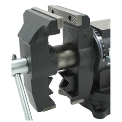 WDK-BV125D Профессиональные слесарные тиски 125 мм, регулировка в двух плоскостях 360 градусов