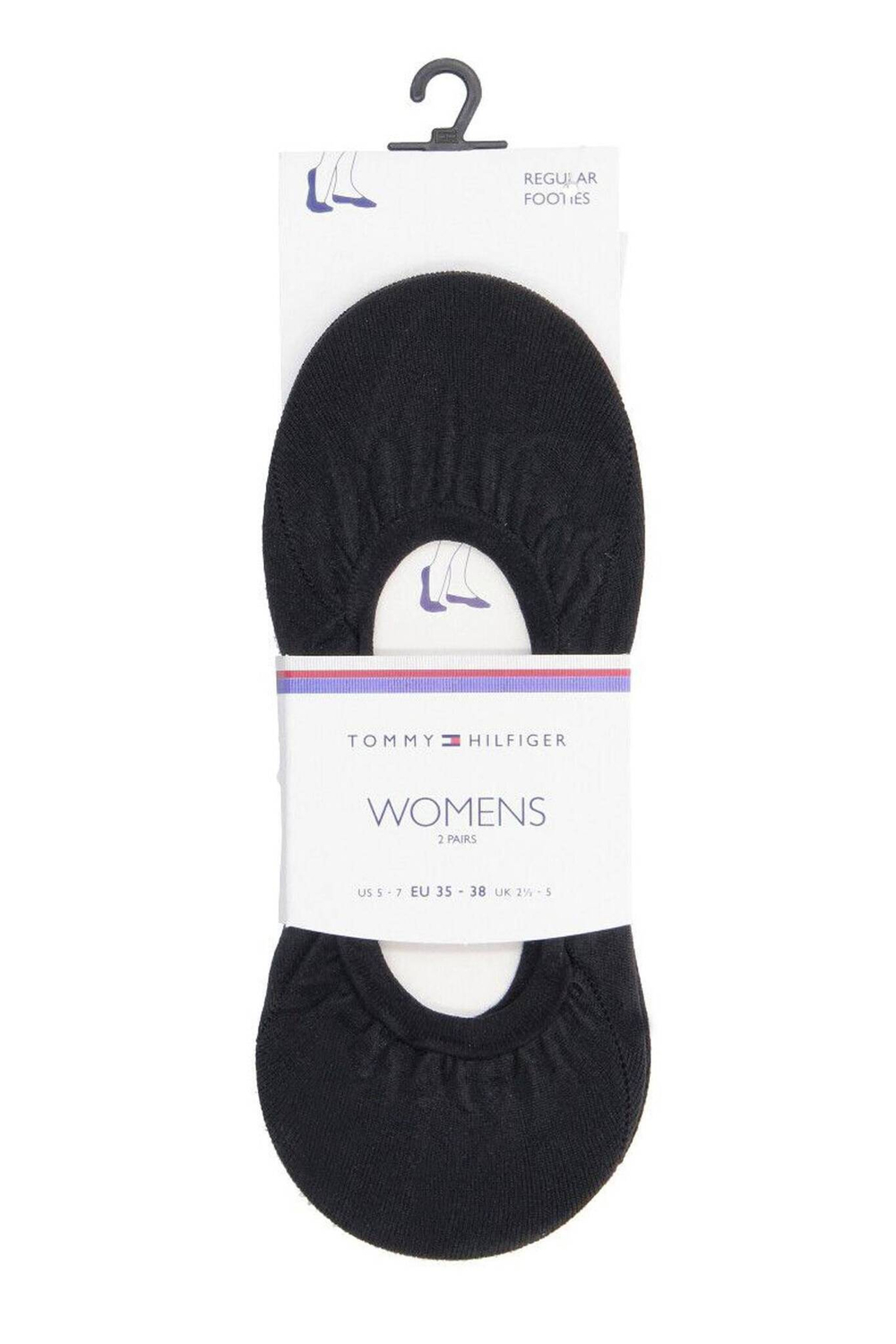 носки/носки-следы 2 pack Tommy Hilfiger - черный(353007001)