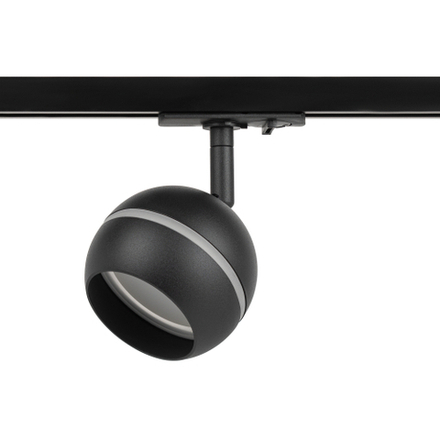 Трековый светильник однофазный ЭРА Round TR47-GX53 BK под лампу GX53 черный