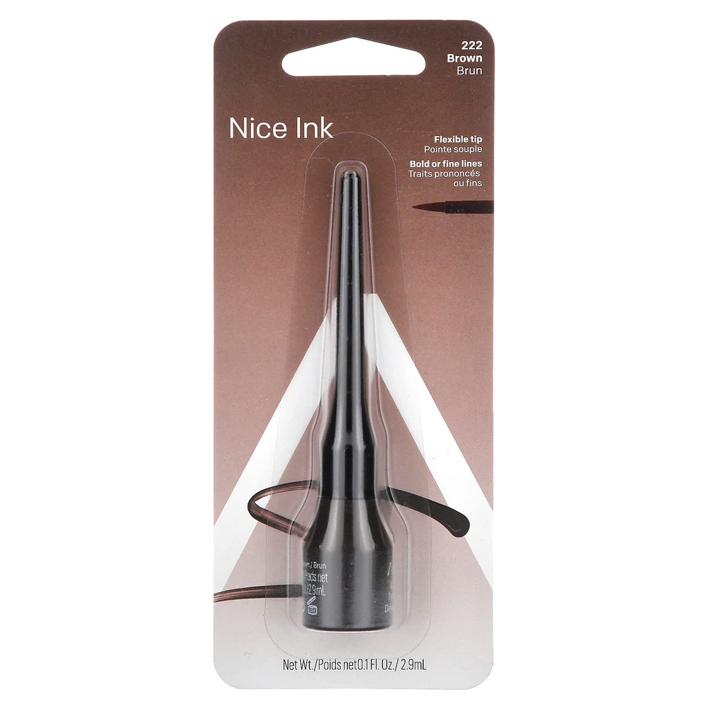 Almay, Good Ink, жидкая подводка для глаз, оттенок 222 коричневый, 2,9 мл (0,1 жидк. унции)