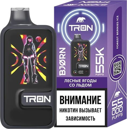 Bjorn Tron Лесные ягоды со льдом 55000 затяжек 20мг (2%)